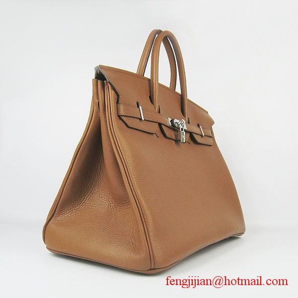 Hermes Birkin 40cm Togo Bag Light Coffee 6099 Hermes Birkin 40cm Togo Bag Light Coffee 6099